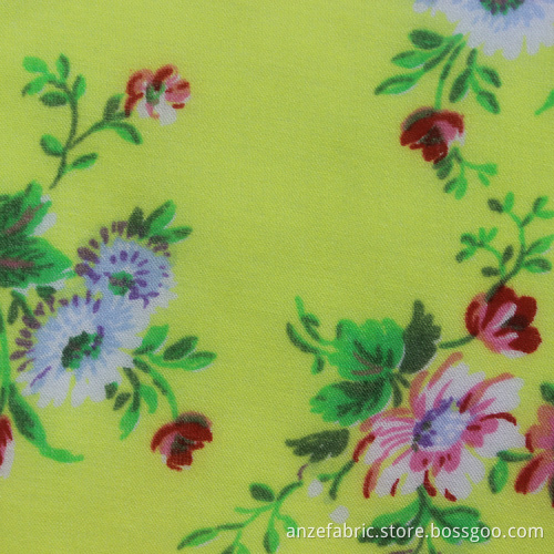Custom digital printed floral 100 cotton voile fabric